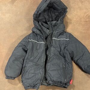 ONEKID Black Hooded Puffer Jacket